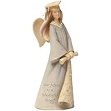 Foundations Graduation Mini Angel Stone Resin Figurine, 4.25â€