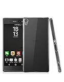 Sony Xperia XA Ultra Case,Yiakeng Super Frosted Crystal Hard Case Cover for Sony Xperia C6-Retail Packaging (Clear)