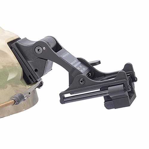 LIVIQILY Tactical Sports Helmets Mounting Bracket for Rhino NVG PVS-14/PVS-7 Night Vision Fast ACH PASGT MICH Helmets M88 (Black) - Thumbnail 5
