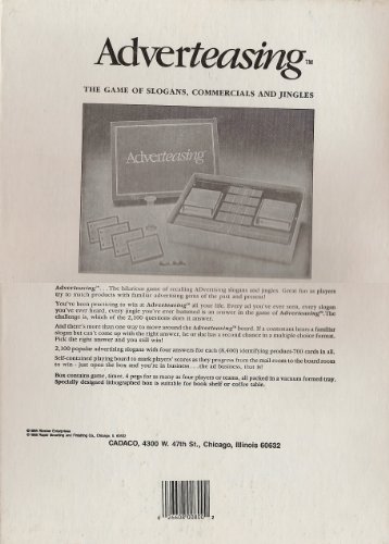 Adverteasing; the Game of Slogans, Commercials, and Jingles (1988)