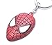 REINDEAR Marvel Movie Comics The Amazing Spider-Man Mask Alloy Pendent Keychain Ring US Seller (Red)
