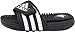 adidas Adissage Slides Sandal, Core Black/White/Black, 12 US Unisex Little Kid