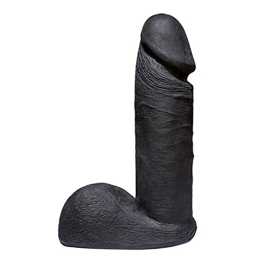 Doc Johnson Vac-U-Lock CodeBlack - ULTRASKYN - 6 Inch Realistic Cock - F-Machine and Harness Compatible Dildo