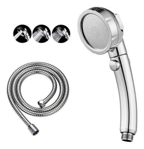 Chuveiro De Mão Alta Pressão Com Suporte Sem Furadeira