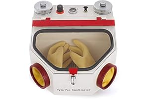 Aries Outlets 50W Lab Equipment Twin Double Pen Fine Sandblaster Sand Blaster