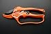 Professional Pruning Shears By APRIL 14TH - Ratchet Mechanism, Sharp Tree Trimmers Secateurs Hand Pruner Clippers with Safety Lock - Great for Weak Hands (orange)