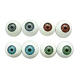 BESTOYARD Halloween Eyeballs Plastic Eyeballs Halloween Horror Props Costume For Party Favors 8 PCS