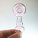 JEMQ Glass Accessories Glass Oil Burners (1pcs pink)