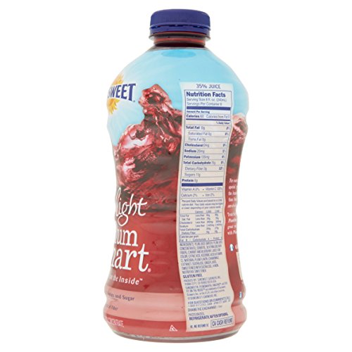 Sunsweet Plum Smart Light For Digestive Health Juice, 48 OZ Bottle (Pack of 2, Total of 96 Oz) - Thumbnail 4