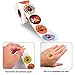 Elcoho 600 Pieces Funny Thanksgiving Stickers Assortment Turkey Design Roll Stickers for Party Favors Supplies