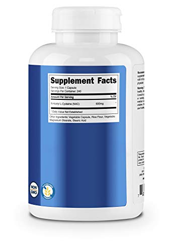 Nutricost NAC 600mg Capsules - Image 5