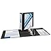 Avery Heavy-Duty 4 Inch Binders 3 Ring, View Binder, 4 Inch EZD Ring, Black, Sturdy (79604)