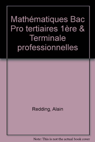 Mathématiques, baccalauréats professionnels tertiaires