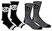 Marvel Mens Avengers Logo Casual Crew Socks 2 Pair Pack Multi-Color, Shoe size 6-12