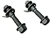 Whiteline KCA416 Camber Bolt, 16 mm, Black, 16 Millimeter