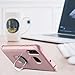 lovpec Compatible with Galaxy A20 Case, Ring Magnetic Holder Kickstand Shockproof Protective Phone Cover Case for Samsung Galaxy A50/for Galaxy A20/for Galaxy A30 (Pink)