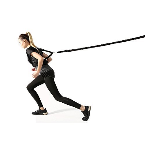 Ueasy Dynamic Resistance and Assistance Trainer Partner Belt with Bungee for Speed Strength Explosive Power Fitness Training(Freedom combination Equipment) (5 Meter Resistance Trainer Set)