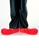 Rubie's Costume Co Child Plastic Clown Shoes Costume, Red