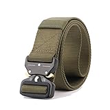 QINGYUN RONGQI 2 Pack Tactical Belt,Military Style Quick Release Belt,1.5