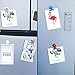 Pangda 18 Pieces Magnetic Clips Fridge Magnet Hook Clips Mini Metal Magnetic Clips 9 Colors for Photo Displays, Holding Documents, Office Organizing