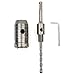 Carbide Steel Wall Hole Saw, Dia 40mm SDS Plus Shank Drill Bit Cutter for Brick Concrete Cement Stone Connecting Rod with Wrench DIY Drilling Tools