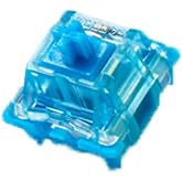 GATERON Phantom Keyboard Switches(Blue, 110PCS) | Clicky,RGB LED,60gf Key Switches,compatible for MX Mechanical Keyboard