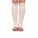 Spring Fever Crochet Lace Trim Cotton Knit Leg Warmers Boot Socks(Beige)