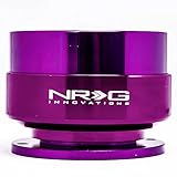 NRG Gen 2.0 Steering Wheel Quick Release Kit Purple Body with Purple Ring SRK-200PP