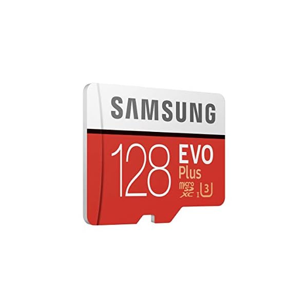 Samsung MB-MC128GA/EU EVO Plus 128 GB microSDXC UHS-I U3 Speicherkarte inkl. SD-Adapter Rot/Weiß – Bild 4