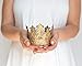 Gold Crown Cake Topper, Antique Gold Crown, Mini Crown