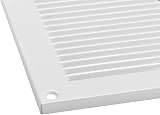 EUROPLAST White 300x200mm/12x8in Metal Air Vent Grille Cover with Insect Mesh view 6