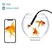 GZDL Wireless Endoscope Camera 8mm WiFi Borescope HD 1200P Inspection Camera with Adjustable Led Lights Flexible Snake Camera for Android iPhone (16.4FT)