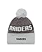 NFL Oakland Raiders 2016 Reverse Team Color Sport Knit Beanie, One Size, Silver/Gray