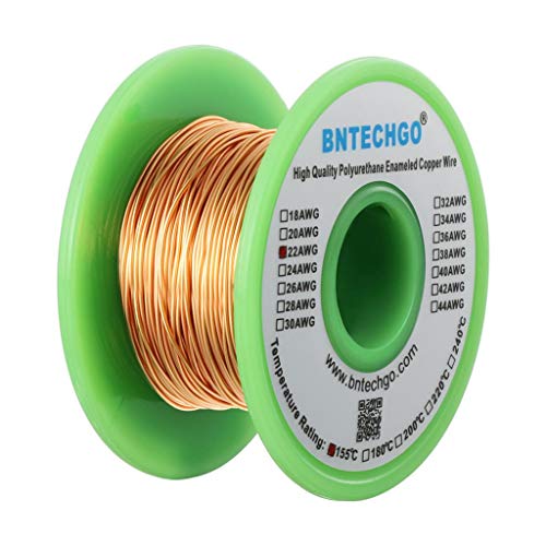 BNTECHGO 22 AWG Wire Enameled Copper Wire Enameled