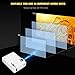 TENKER Upgrade Lumens Q5 Mini Projector, with Big Display LED Full HD Video Projector, Compatible with 1080p HDMI, Fire TV Stick, VGA, USB, AV for Home Theater Entertainment, Party and Games (White)