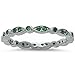 Milgrain Marquise & Round Cubic Zirconia Eternity Ring Stacking Infinity Wedding Band Sterling Silver Sizes 3-13 Colors Available!