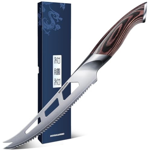 HOSHANHO Cheese Knife 5 In, Professional Japanese Kitchen Knife for Cheesee |