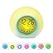 I2USHOP Alarm Clock for Kids Bedroom, Wake Up Light Digital Clock with Indoor Temperature & Calendar & 6 Natural Sound & 7 Colors Changing Light (Green)