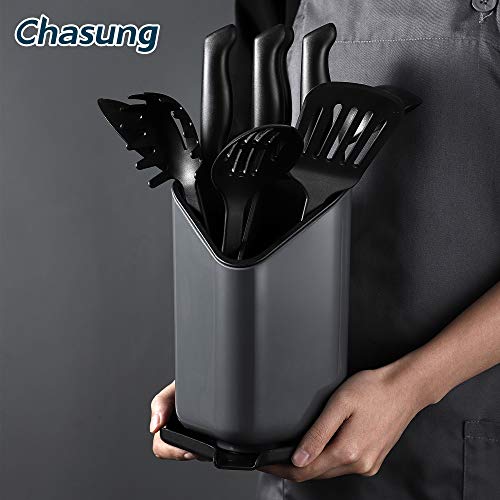Extra Large and Gray Utensil Holder for Countertop CHASUNG Utensil