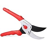 FLORA GUARD - 8.5Inch Traditional Bypass Pruning Shears - Professional Tree and Branch Garden Pruner