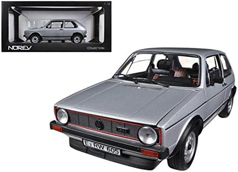 1976 Volkswagen Golf GTi Silver 1/18 Diecast Car Model by Norev