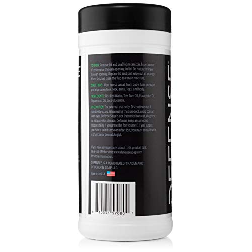 2 Defense+Soap+Peppermint+Wipes+Count