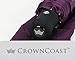 Crown Coast Umbrellas | Free Replacement Guarantee - Heavy Duty Auto Open/Close Travel Umbrella Windproof Up To 60 MPH Winds - Frame Won't Break If Flipped Inside Out - Customer Service Backed Product