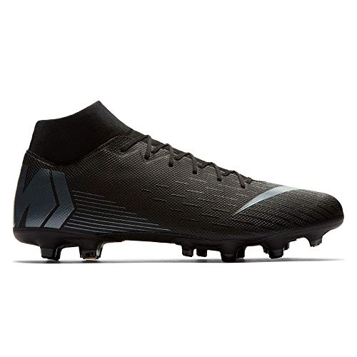 NIKE Superfly 6 Academy Men's Firm Ground Soccer Cleats (7.5, Black/Silver)