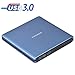 JOKDEER External DVD-RW Drive Burner All-aluminum Slim Portable DVD Rewriter