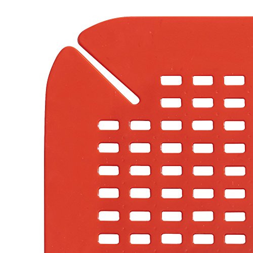 image for InterDesign Contour Kitchen Sink Protector Mat, Red