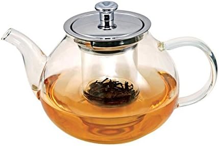 Red Butler - Glass Tea Kettle Cum Glass Strainer - 500ml