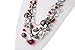 Bocar Newest Multi Layer Chain Crystal Colored Glaze Statement Women Necklace (NK-10061)