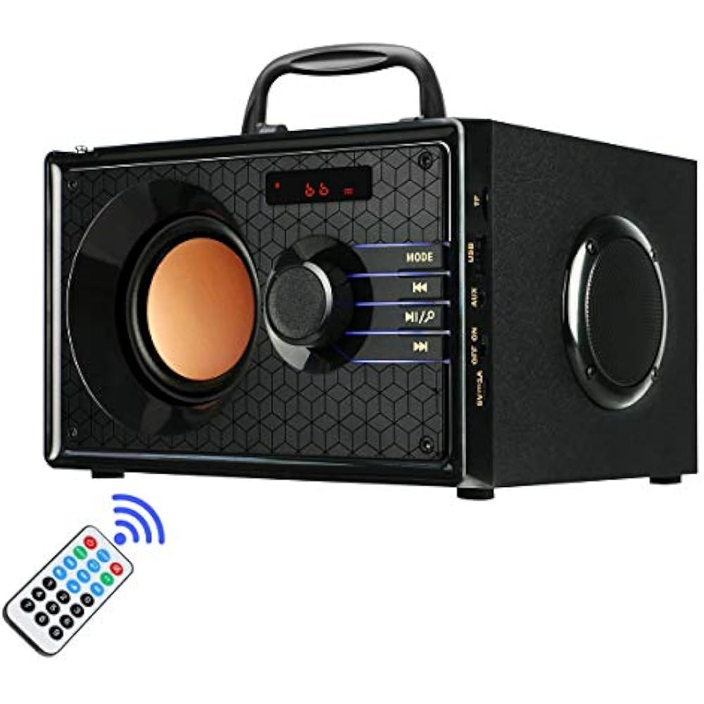 Portable Wireless Bluetooth Speakers With FM Radio Subwoofer MP3 Player