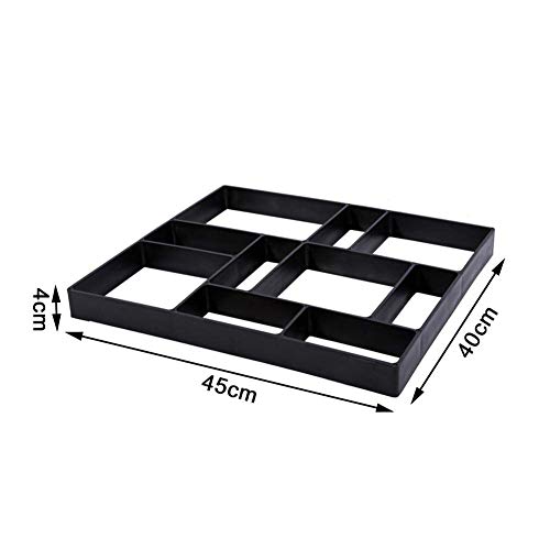 Pavement Mold Garden Walk Pavement Concrete Mould DIY Manually Paving Cement Brick Stone Road Concrete Molds Pathmate Moulds 7 Type 1pc